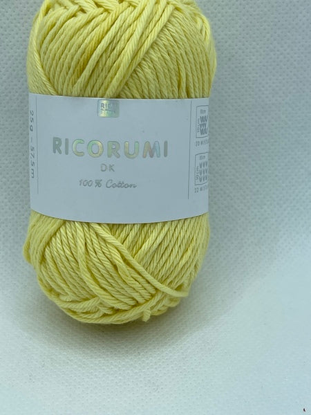 Rico Ricorumi DK Yarn 25g - Pastel Yellow 062