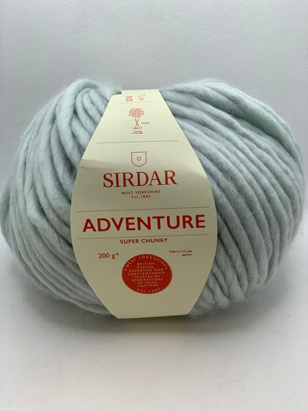 Sirdar Adventure Super Chunky Yarn 200g - Glacial Blue 106