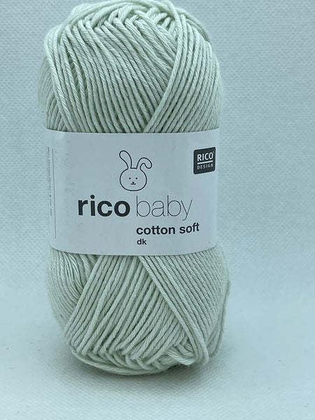 Rico Baby Cotton Soft DK Baby Yarn 50g - Pastel Green 049