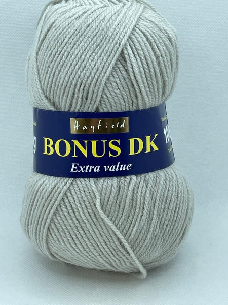 Hayfield Bonus DK Yarn 100g - Pearl Grey 0615