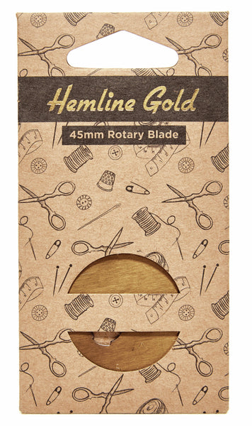 Hemline Gold 45mm Rotary Blade - 4097.HG