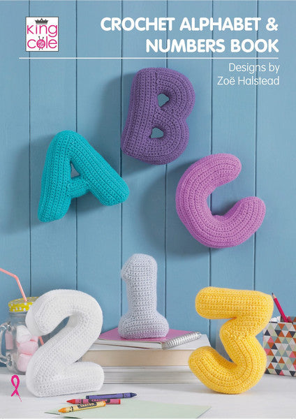 King Cole - Crochet Alphabet & Numbers Book