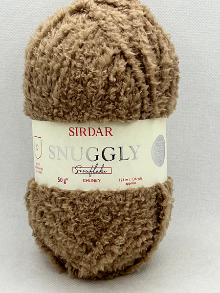 Sirdar Snuggly Snowflake Chunky Baby Yarn 50g - Teddy Bear 0201