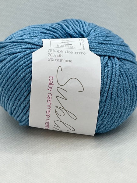 Sirdar Sublime Baby Cashmere Merino Silk DK Baby Yarn 50g - Puddle Duck 0576 (Discontinued)