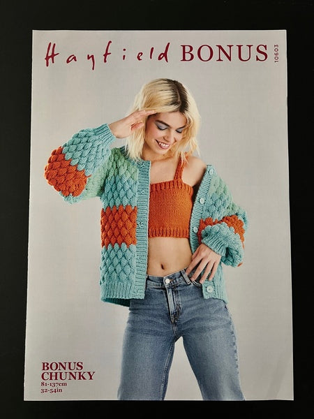 Hayfield Bonus Knitting Pattern - Bonus Chunky - Ladies - 10603