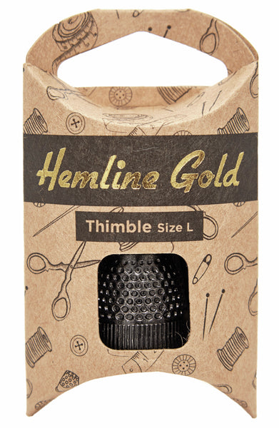 Hemline Gold Thimble L - 300.L.HG
