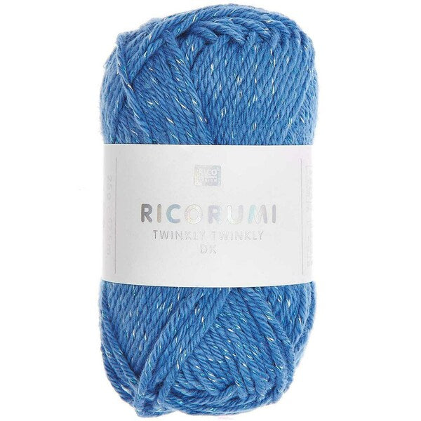 Rico Ricorumi Twinkly Twinkly DK Yarn 25g - Blue 013