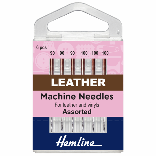 Hemline Sewing Machine Needles Leather Regular Assortment - H104.99