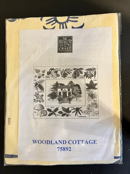 The Craft Collection Counted Cross Stitch - Woodland Cottage 75892