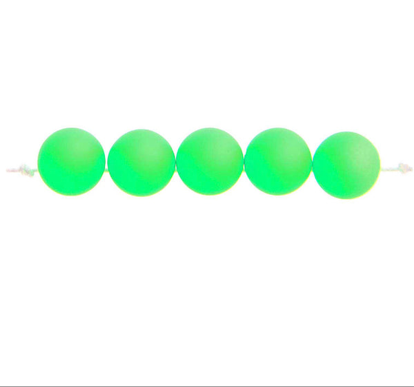Rico Itoshii Plastic Beads Neon Green - 600192
