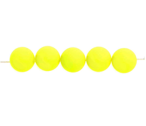 Rico Itoshii Plastic Beads Neon Yellow - 600191