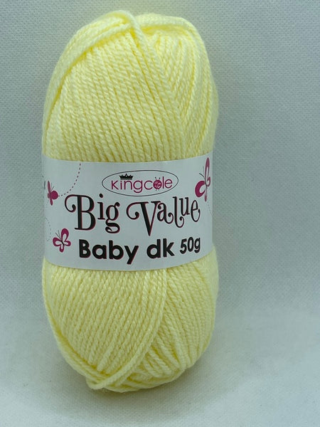 King Cole Big Value Baby DK Baby Yarn 50g - Primrose 4064 Mhd