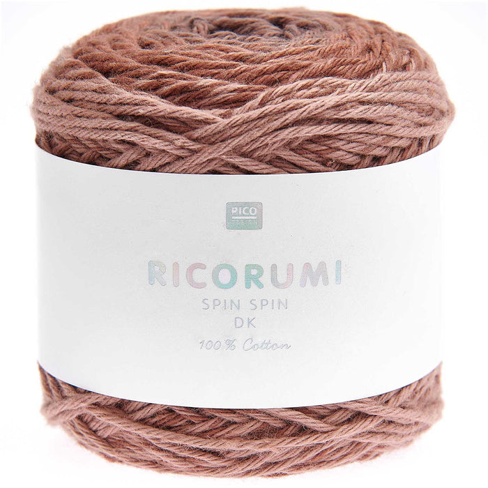 Rico Ricorumi Spin Spin DK Yarn 50g - Brown 015