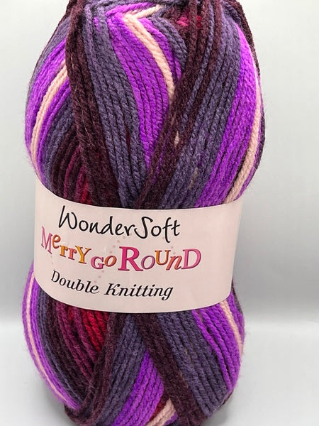 Stylecraft Wondersoft Merry Go Round DK Baby Yarn 100g - Summer-Pudding 3016
