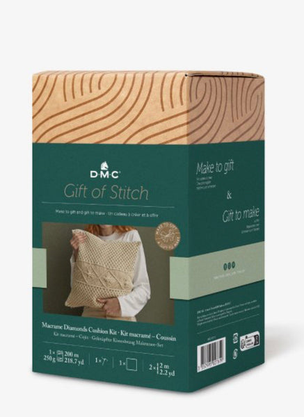 DMC Gift of Stitch - Macrame Diamonds Cushion Kit - MC107K