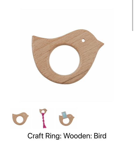 Trimits Birch Craft Ring Bird TRH27