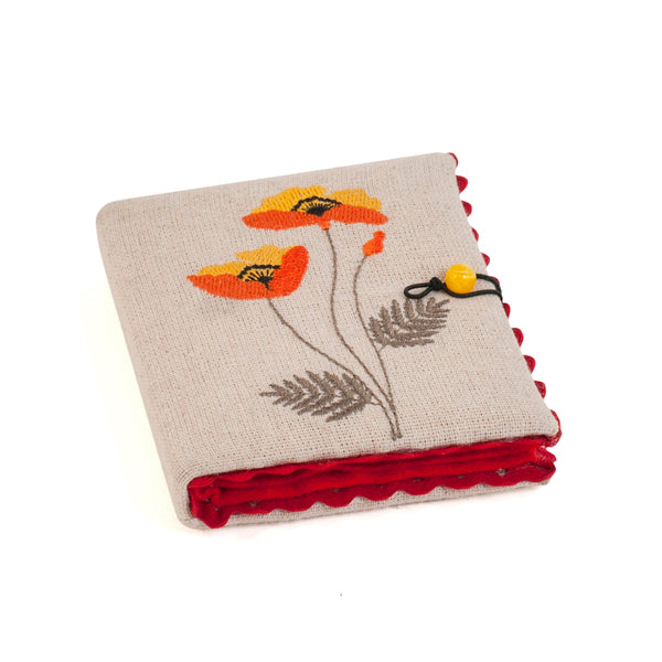 Needle Case - Embroidered Flowers - NCLRE/614