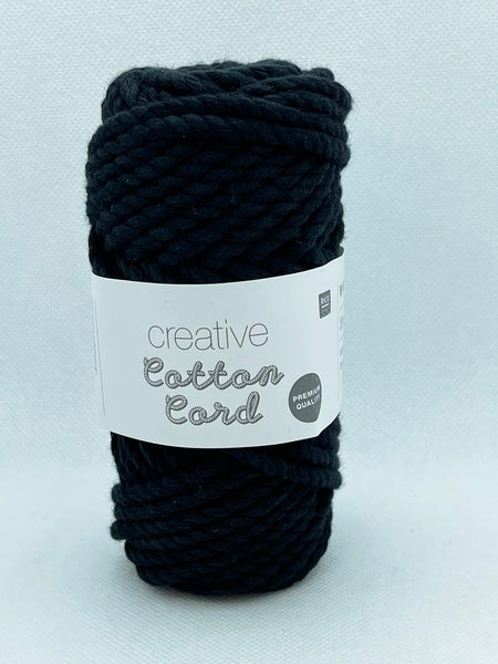 Rico Creative Cotton Cord 130g - Black 006