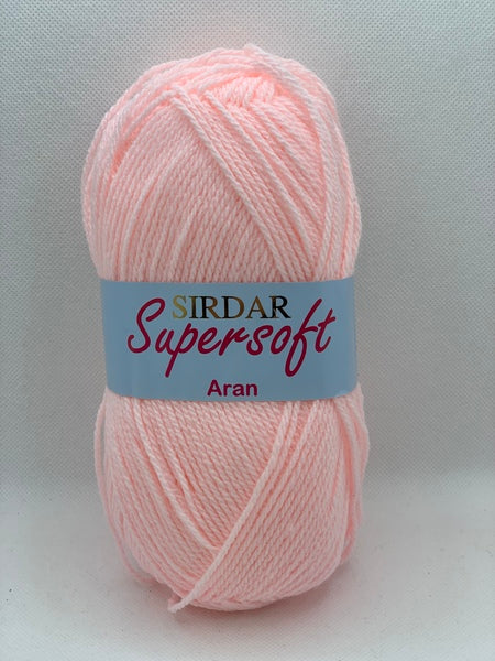 Sirdar Snuggly Supersoft Aran Baby Yarn 100g - Pretty Pink 842 (Discontinued)