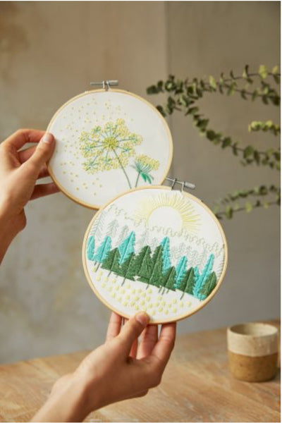DMC Mindful Making - The Woodland Walk Embroidery Duo Kit - TB166