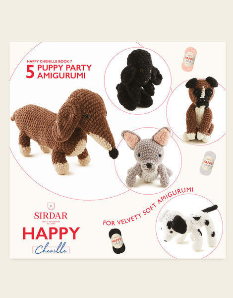 Sirdar - Happy Chenille Book 7 - Puppy Party - BK 560
