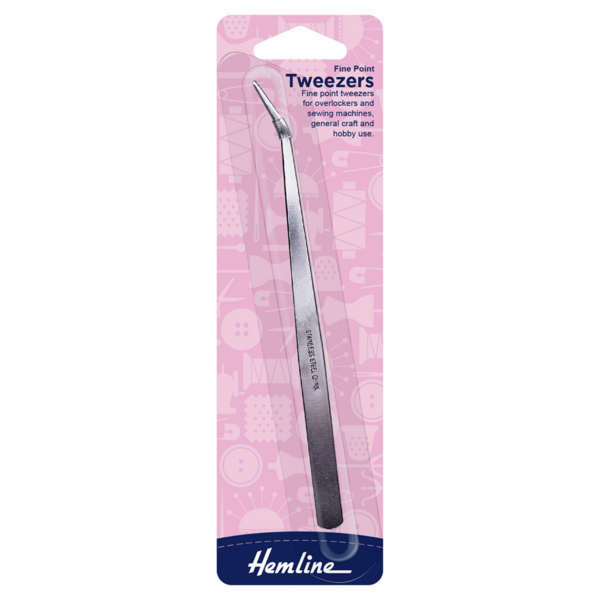 Hemline Fine Point Tweezers - H141