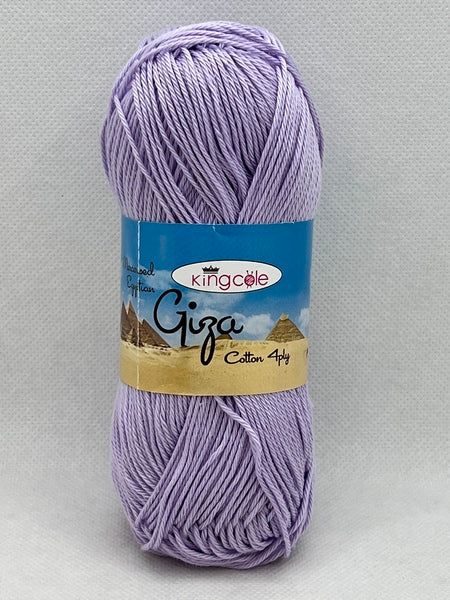 King Cole Giza Cotton 4 Ply Yarn 50g - Lilac Blossom 4780 - BoS/Mhd