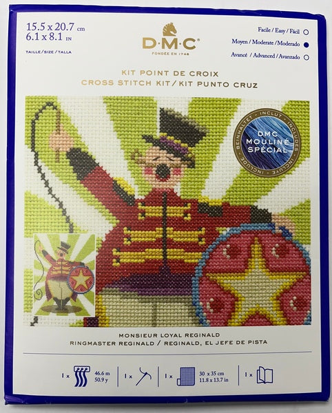 DMC Cross Stitch Kit - Ringmaster Reginald BK1854