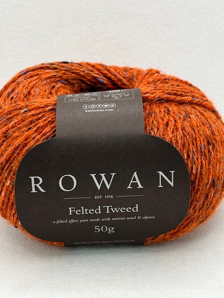 Rowan Felted Tweed DK Yarn 50g - Ginger 154