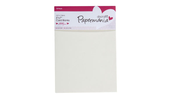 Card Blanks and Envelopes 5” x 7” Cream Pack of 10 - PMA 150401