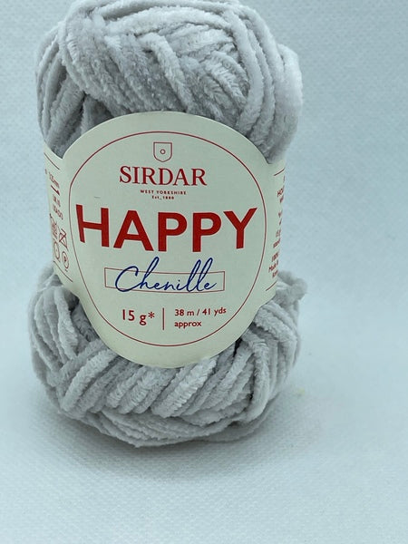 Sirdar Happy Chenille 4 Ply Yarn 15g - Fluffy 0011
