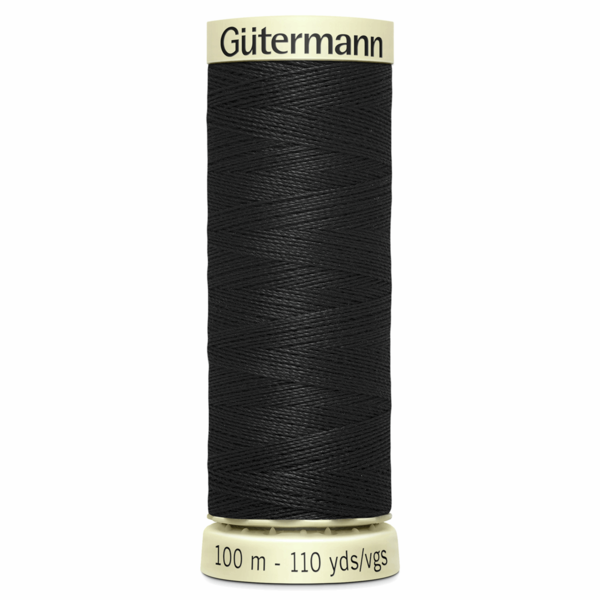 Gutermann Sew-All Thread 100m - Col Black 000