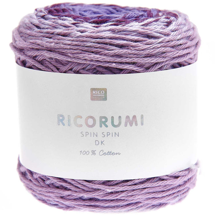 Rico Ricorumi Spin Spin DK Yarn 50g - Purple 008