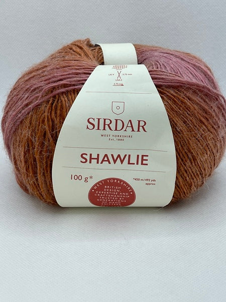 Sirdar Shawlie 4 Ply Yarn 100g - Peony 201