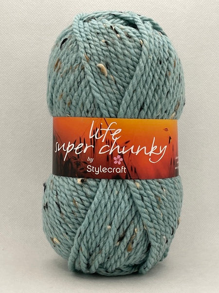 Stylecraft Life Super Chunky Yarn 100g -  Duck Egg Nepp 2298