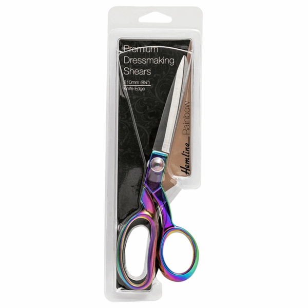 Scissors Dressmaking Shears Rainbow 21cm - B5435