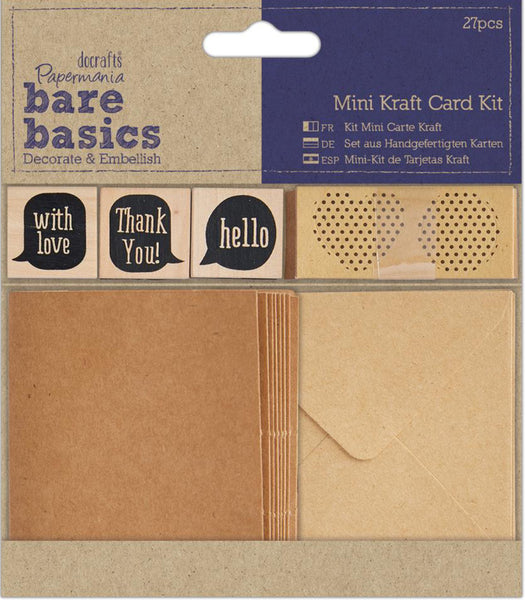 Mini Kraft Card Kit - PMA 174773