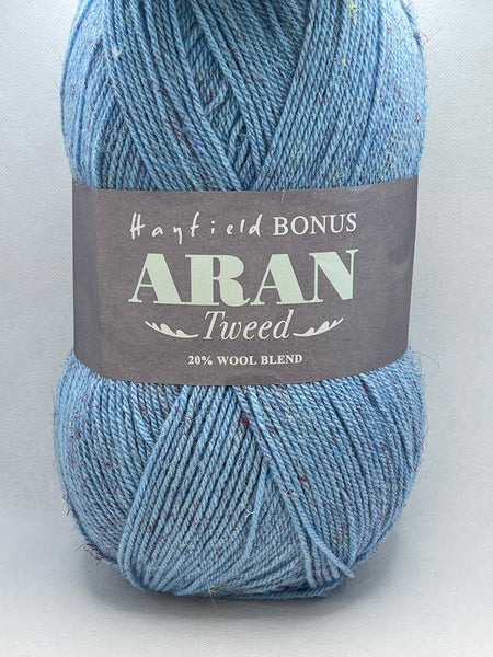 Hayfield Bonus Tweed With Wool Aran Yarn 400g - Fisher 0800 Bos