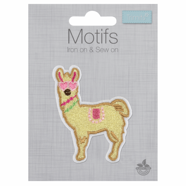 Trimits Motif Llama In Glasses - CFM2\059A