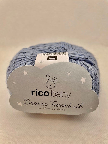 Rico Baby Dream Tweed DK Baby Yarn 50g - Blue 003
