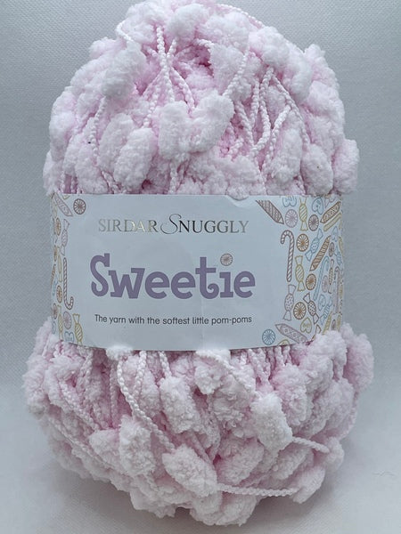 Sirdar Snuggly Sweetie Pompom Yarn 200g - Pearly Pink 0402