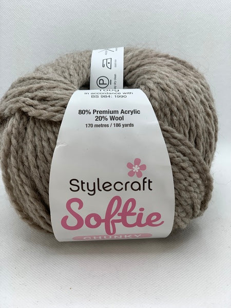 Stylecraft Softie Chunky Yarn 100g - Oats 3983