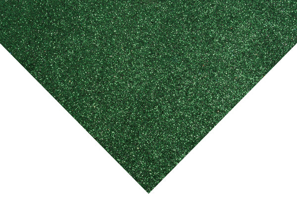 Trimits Glitter Felt 23cm x 30cm Green - GF01/11