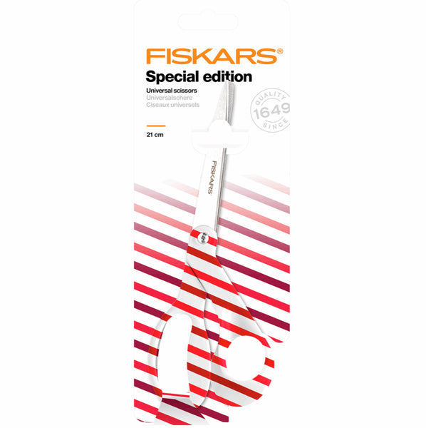 Fiskars Special Edition Universal Scissors - 21cm - Candy Cane