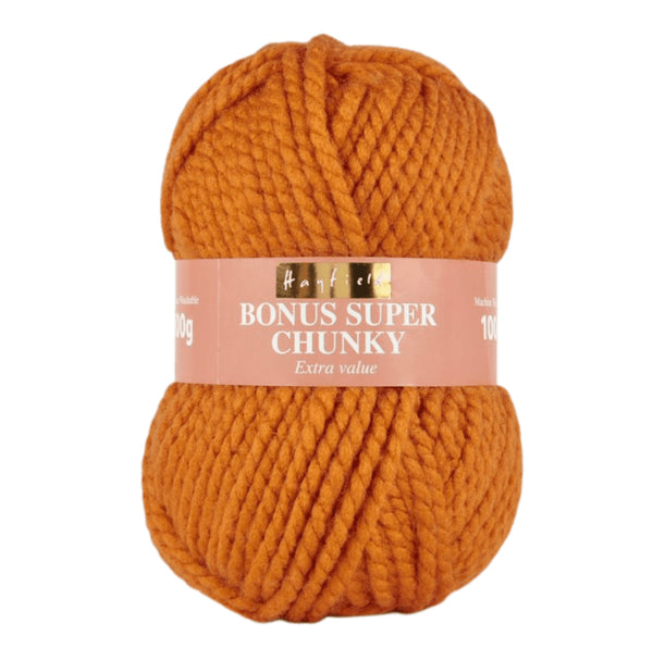 Hayfield Bonus Super Chunky Yarn 100g - Burnt Orange 0647