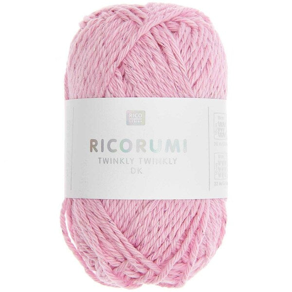 Rico Ricorumi Twinkly Twinkly DK Yarn 25g - Pink 008