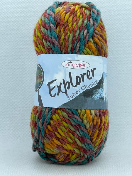King Cole Explorer Super Chunky Yarn 100g - Coleman 4306 - BoS