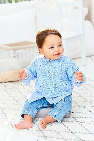 Knitting Pattern - Sweater & Tank Top in Stylecraft Sweet Dreams & Bambino - 9976