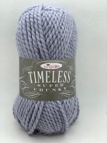 King Cole Timeless Super Chunky Yarn 100g - Silver Mist 4447