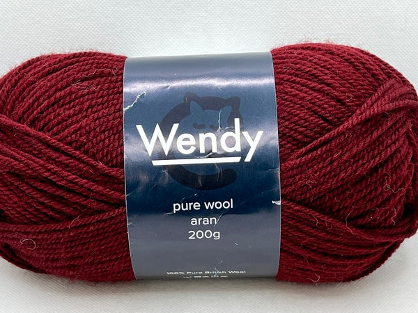 Wendy Pure Wool Aran Yarn 200g - Bilberry 5626